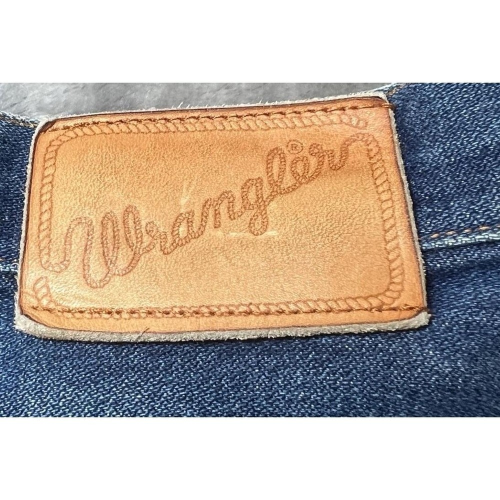 Vintage Wrangler Womens Size 20 Misses Full Fit Jeans Made in USA Blue Denim - Picture 6 of 16
